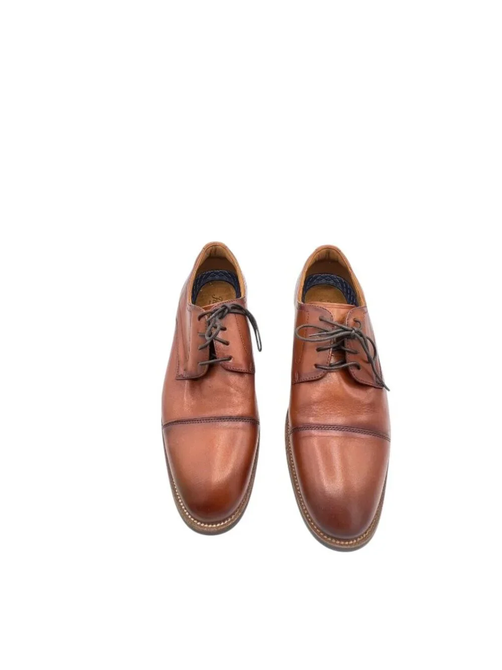 Florsheim Men’s Brown Leather 10.5 Cap Toe Oxford Dress Shoes Hollywood Wardrobe